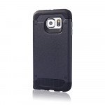 Wholesale Samsung Galaxy S6 Iron Armor Hybrid Case (Silver)